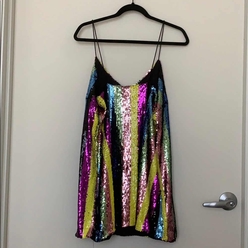 NWT ASOS Sequin Mini Dress - Picture 5 of 5
